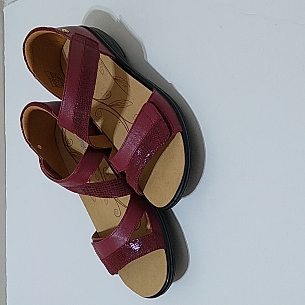 Revere Mauritius Cherry French/Lizard Women's Sandals